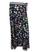 Hunter Bell Size 6 Black & Multi Silk Polka Dots Elastic Waist Side Zip Skirt Black & Multi / 6