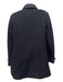 Burberry Brit Size 4 Black Wool Blend Button Down Collar Zip Pocket Coat Black / 4