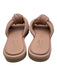 Seychelles Shoe Size 8 Beige Pink Pleather Strappy Knot Mule Slide Sandals Beige Pink / 8