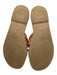 Seychelles Shoe Size 8 Beige Pink Pleather Strappy Knot Mule Slide Sandals Beige Pink / 8