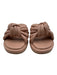 Seychelles Shoe Size 8 Beige Pink Pleather Strappy Knot Mule Slide Sandals Beige Pink / 8