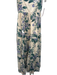 Zimmermann Size 2 Beige, Green & Purple Cotton Floral tie strap Tiered Dress Beige, Green & Purple / 2