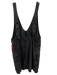 We The Free Size S Charcoal Gray Cotton Denim Adjustable Straps Mini Dress Charcoal Gray / S