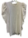 Nation Size S Cream Pima Cotton Puff Shoulder Long Sleeve Henley Top Cream / S