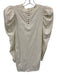Nation Size S Cream Pima Cotton Puff Shoulder Long Sleeve Henley Top Cream / S