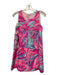 Lilly Pulitzer Size S Pink & blue Silk Sleeveless Seashells Dress Pink & blue / S