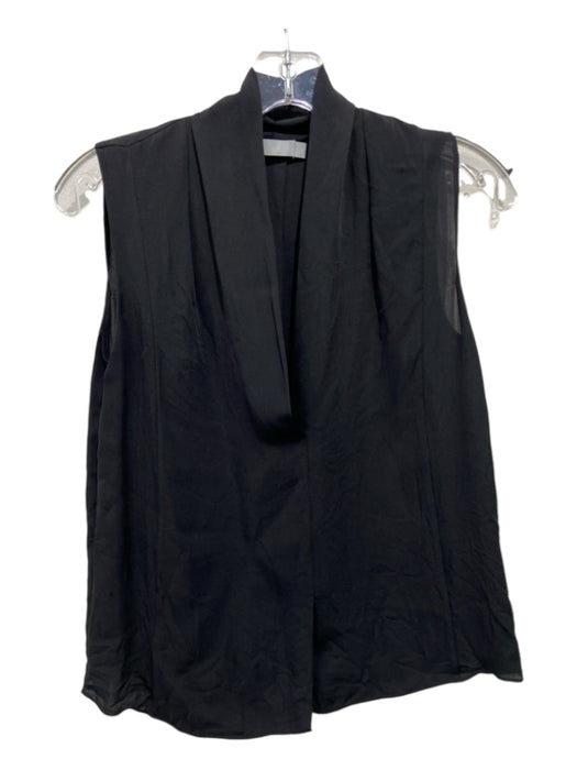 Vince Size XS Black Silk Sleeveless Top Black / XS