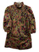 Crosby Size M Green, Black, Multi Polyester 1/2 Puff Sleeve Floral Print Dress Green, Black, Multi / M