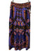 Farm Size S Black, Blue, Multi Viscose Wide Leg Floral High Waist Zip Fly Pants Black, Blue, Multi / S