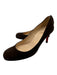 Christian Louboutin Shoe Size 36 Brown Suede round toe Closed Front & Back Pumps Brown / 36