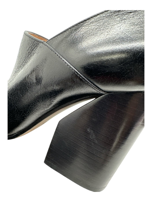 Maison Martin Margiela Shoe Size 36 Black Leather round toe Pumps Black / 36
