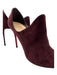 Christian Louboutin Shoe Size 42 Plum Purple Suede Almond Toe Stiletto Booties Plum Purple / 42