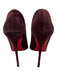 Christian Louboutin Shoe Size 42 Plum Purple Suede Almond Toe Stiletto Booties Plum Purple / 42