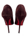 Christian Louboutin Shoe Size 42 Plum Purple Suede Almond Toe Stiletto Booties Plum Purple / 42