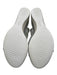 Grand Ambition Shoe Size 10 White, Silver & Yellow Manmade Upper Wedge Sandals White, Silver & Yellow / 10