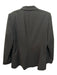 Lafayette 148 Size 10 Black Wool Blend Satin Trim Single Breasted Blazer Jacket Black / 10