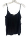 Equipment Femme Size Medium Black Silk Spaghetti Strap Scoop Neck Top Black / Medium