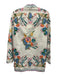 Banjanan Size Large Blue, Orange, White Cotton Long Sleeve Cactus Top Blue, Orange, White / Large
