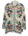 Banjanan Size Large Blue, Orange, White Cotton Long Sleeve Cactus Top Blue, Orange, White / Large