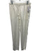 Hale Bob Size Medium Cream White Viscose Blend Elastic Drawstring Waist Pants Cream White / Medium