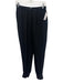 Theory Size Medium Black Silk Elastic Waist Jogger Sheer Pants Black / Medium