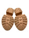 Dolce Vita Shoe Size 9 Blush Beige Leather Upper Ankle Strap Caged Sandals Blush Beige / 9