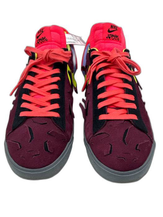 Nike Shoe Size 12 Like New Dark Red Leather Distressed Sneaker Men's Shoes Dark Red / 12