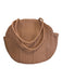 Anthropologie Tan Beige PU Leather Woven Shoulder Strap Pouch Inc. Tote Bag Tan Beige / L
