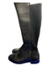 Stuart Weitzman Shoe Size 8 Black Leather Stretch Almond Toe Knee High Boots Black / 8