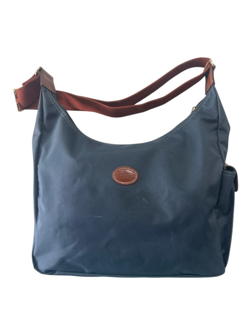 Longchamp Dusty Blue Nylon Crossbody Bag Dusty Blue