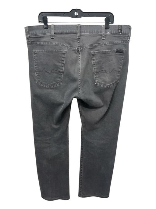7 For All Mankind Size 38 Gray Cotton Blend Solid Jean Men's Pants Gray / 38