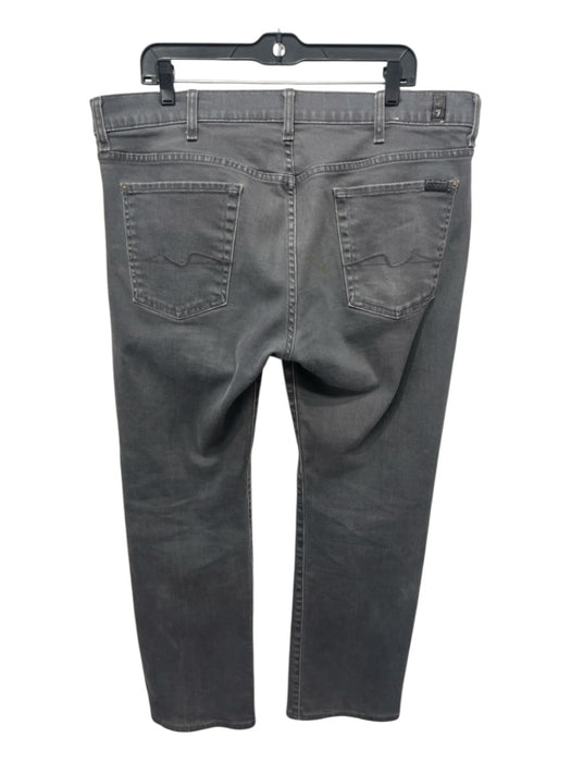 7 For All Mankind Size 38 Gray Cotton Blend Solid Jean Men's Pants Gray / 38