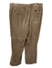Zegna Size 56 Tan Cotton Cordouroy Khakis Men's Pants Tan / 56