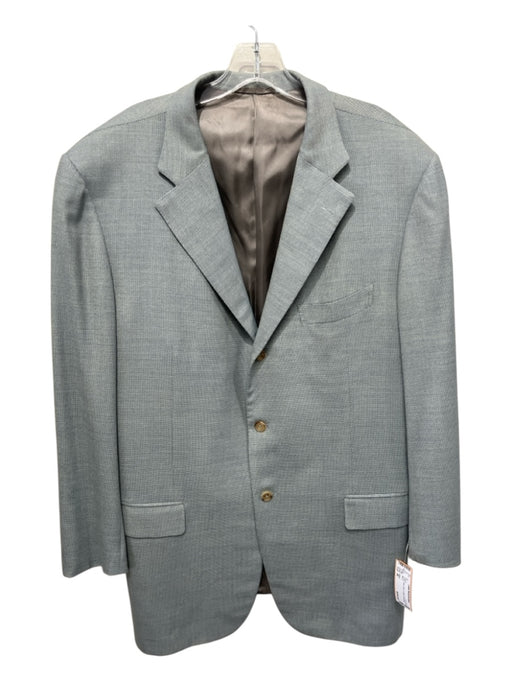 Zegna Green Wool Solid 3 button Men's Blazer Green / 56