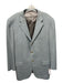 Zegna Green Wool Solid 3 button Men's Blazer Green / 56