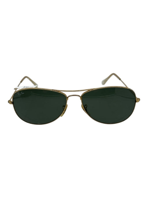 Ray Ban black & gold Aviator Metal Rims Sunglasses Black & Gold