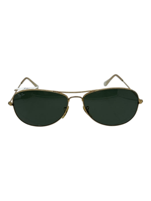 Ray Ban black & gold Aviator Metal Rims Sunglasses Black & Gold
