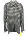 Brioni Size L Gray Cotton Blend Plaid Button Up Flannel Men's Long Sleeve Shirt Gray / L