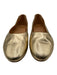 Beek Shoe Size 10 Gold Leather Upper Metallic Round Toe Ballet Flats Gold / 10