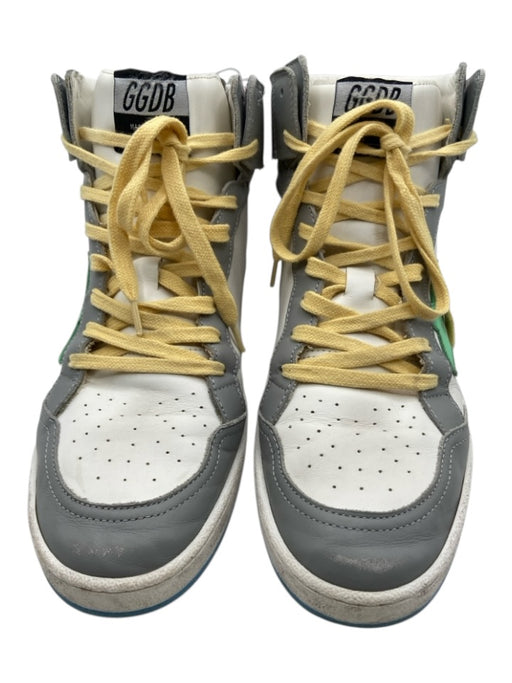Golden Goose Shoe Size 40 Grey, White & Multi Leather High Top lace up Shoes Grey, White & Multi / 40