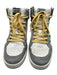 Golden Goose Shoe Size 40 Grey, White & Multi Leather High Top lace up Shoes Grey, White & Multi / 40