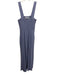 FP Beach Size M Purple Linen & Polyester Wide Leg smocked Jumpsuit Purple / M