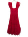 Hill House Size M Red Polyester Tulle Dress Red / M
