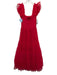 Hill House Size M Red Polyester Tulle Dress Red / M