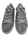 Golden Goose Shoe Size 41 Gray & White Leather Suede Low Top Glitter Sneakers Gray & White / 41