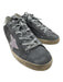 Golden Goose Shoe Size 41 Gray & White Leather Suede Low Top Glitter Sneakers Gray & White / 41