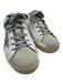 Golden Goose Shoe Size 40 White & Grey Leather Suede Glitter Sneakers White & Grey / 40