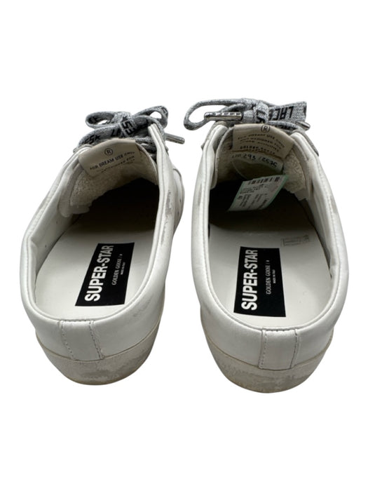 Golden Goose Shoe Size 40 White Leather Suede Glitter Sneakers White / 40