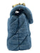 Coach Blue Textile Quilted Denim Chain Strap Bag Blue