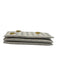 Bottega Veneta Ivory Calfskin Leather Woven Crossbody Snap Button Wallets Ivory